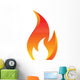 Fire Logo Wall Decal