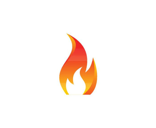 Fire Logo Wall Decal