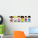 Children of the world holding hands Wall Decal