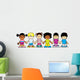 Children of the world holding hands Wall Decal