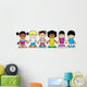Children of the world holding hands Wall Decal