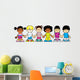 Children of the world holding hands Wall Decal
