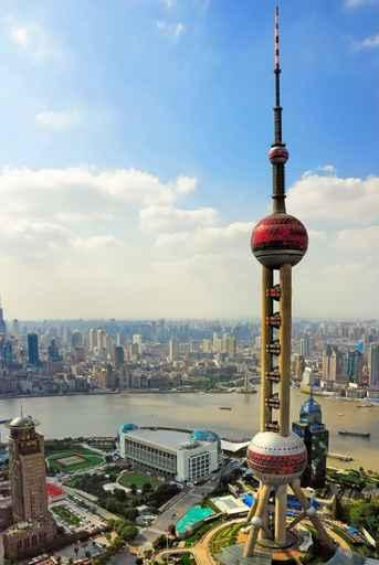 China Shanghai Pearl Tower Wall Decal Design 2