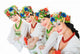 four ukrainian dancers Wall Decal