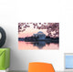 Cherry Blossom and Jefferson Monument Wall Decal