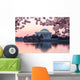 Cherry Blossom and Jefferson Monument Wall Decal