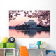 Cherry Blossom and Jefferson Monument Wall Decal