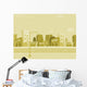 Cartoon city background Wall Mural