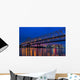Mississippi River Bridge over Wall Decal