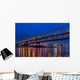 Mississippi River Bridge over Wall Decal