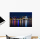 Willems Bridge Rotterdam Night Wall Decal