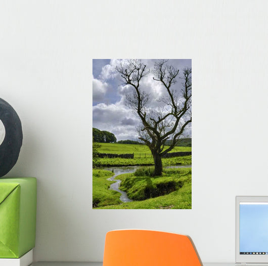 Tree near Water Wall Decal