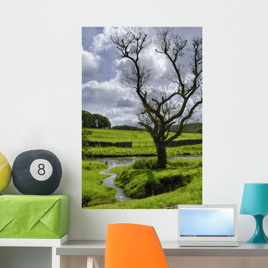 Tree near Water Wall Decal