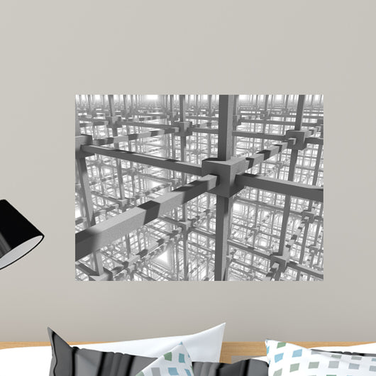 Construction Wall Mural