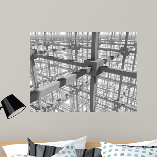 Construction Wall Mural