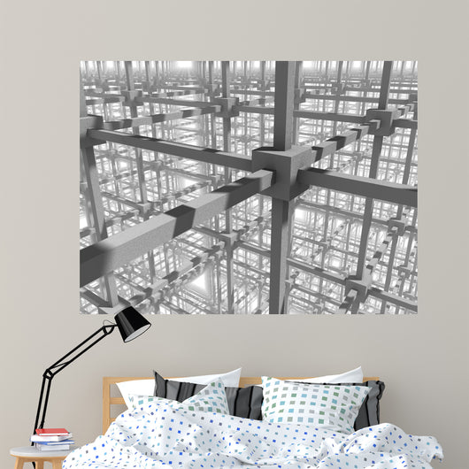 Construction Wall Mural