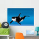 Orca Bottom Sea Wall Mural