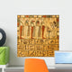 Ancient Egyptian Gods and Hieroglyphics Wall Mural