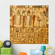 Ancient Egyptian Gods and Hieroglyphics Wall Mural