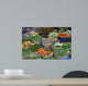Healthy food - fruit and vegetable stand in Africa Wall Mural