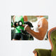 Dumbbell Training in Gym Wall Mural