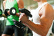 Dumbbell Training in Gym Wall Mural