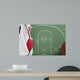 Basketball in chalkboard with play Wall Mural