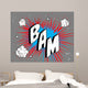 Comic book explosion - BAM Wall Mural