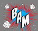 Comic book explosion - BAM Wall Mural
