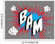 Comic book explosion - BAM Wall Mural