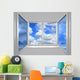 From Window Blu Sky Wall Decal