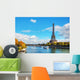 Cityscape Paris with Eiffel Tower Wall Decal