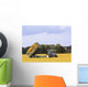 Collecting Bales Wall Decal