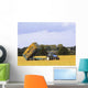 Collecting Bales Wall Decal