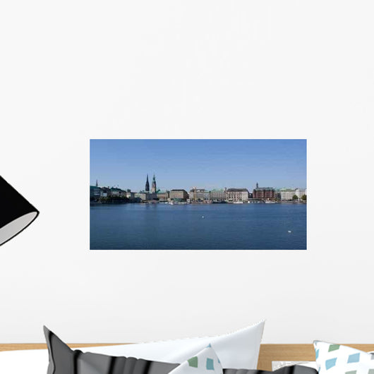 Hamburg Panorama 9 Wall Decal