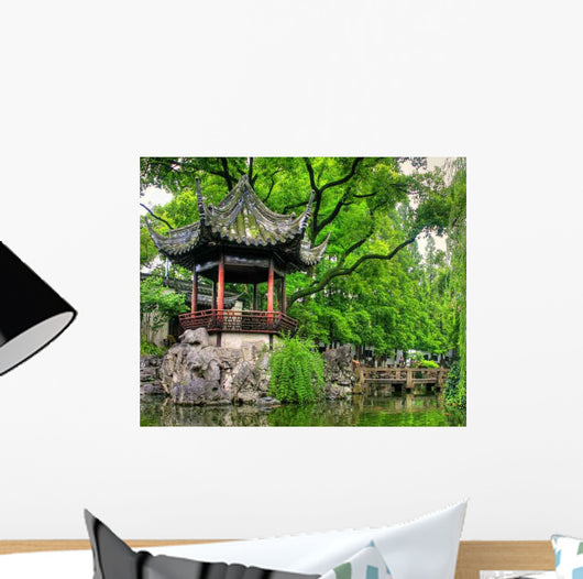 Famous Landmark Yu Yuan Wall Decal
