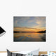 Sunset Rio Negro Amazon Wall Decal