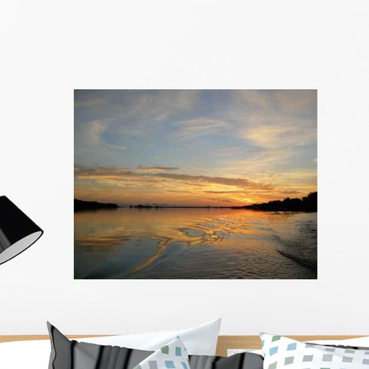 Sunset Rio Negro Amazon Wall Decal