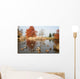 pond and ducks Wall Mural