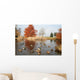 pond and ducks Wall Mural