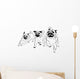 Racing Pugs - Pugs Wall Decal