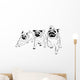 Racing Pugs - Pugs Wall Decal