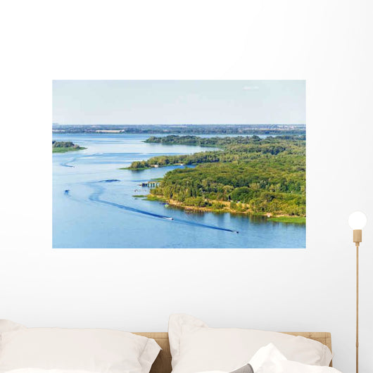 Summer Riverscape Wall Decal