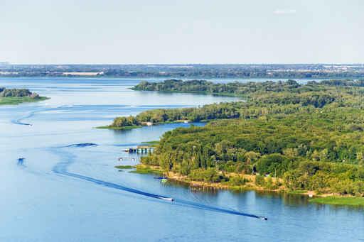 Summer Riverscape Wall Decal