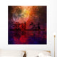 Asia Landscape Textured Painting Wall Mural