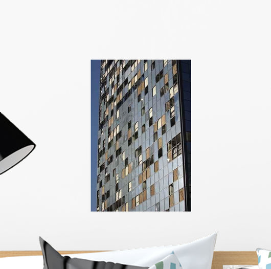 Damaged Building Hurricane Wilma Wall Decal