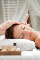 Ear Candling in Spa Wall Mural