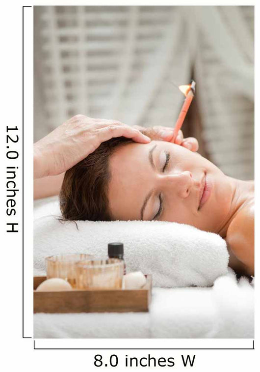 Ear Candling in Spa Wall Mural