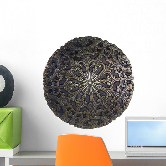 Ancient Copper Emblem Shield Wall Decal