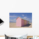Beach Huts Berck-sur-mer Opal Wall Decal
